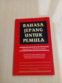 Image of Bahasa Jepang Untuk Pemula