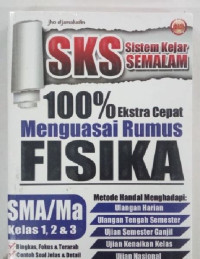 Image of Ekstra Cepat Menguasai Rumus FISIKA  SMA/MA Kelas1,2,&3