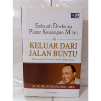 Image of Sebuah Dedikasi Pakar Keuangan Mikro Keluar Dari Jalan Buntu